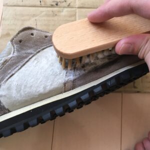 【ジェイソンマーク靴用洗剤の使い方】スウェードとナイロンコンビ素材のスニーカーを洗う