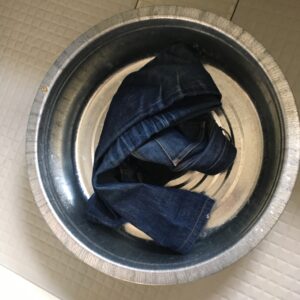 アーペーセーのジーンズ3度目の洗濯